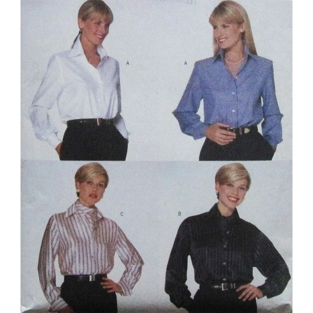 Butterick Sewing Pattern 5208 Blouse‎ Shirt Misses Size 8-12